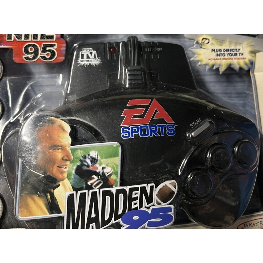 2 Games Plug - N - Play: NHL 95 & Madden 95 [720634580197] EA Sports Ages 5 & Up